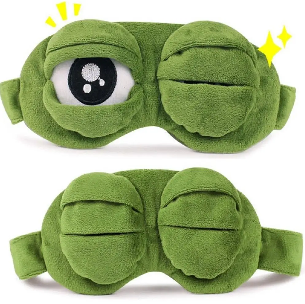 Popular 3D Pepe The Sad Frog Eye Patch Sleeping Mask Case Anime Plush Stuffed Animal Collectible Toy Christmas Gift For Kids
Popular 3D Pepe The Sad Frog Eye Patch Sleeping Mask Case Anime Plush Stuffed Animal Collectible Toy Christmas Gift For Kids