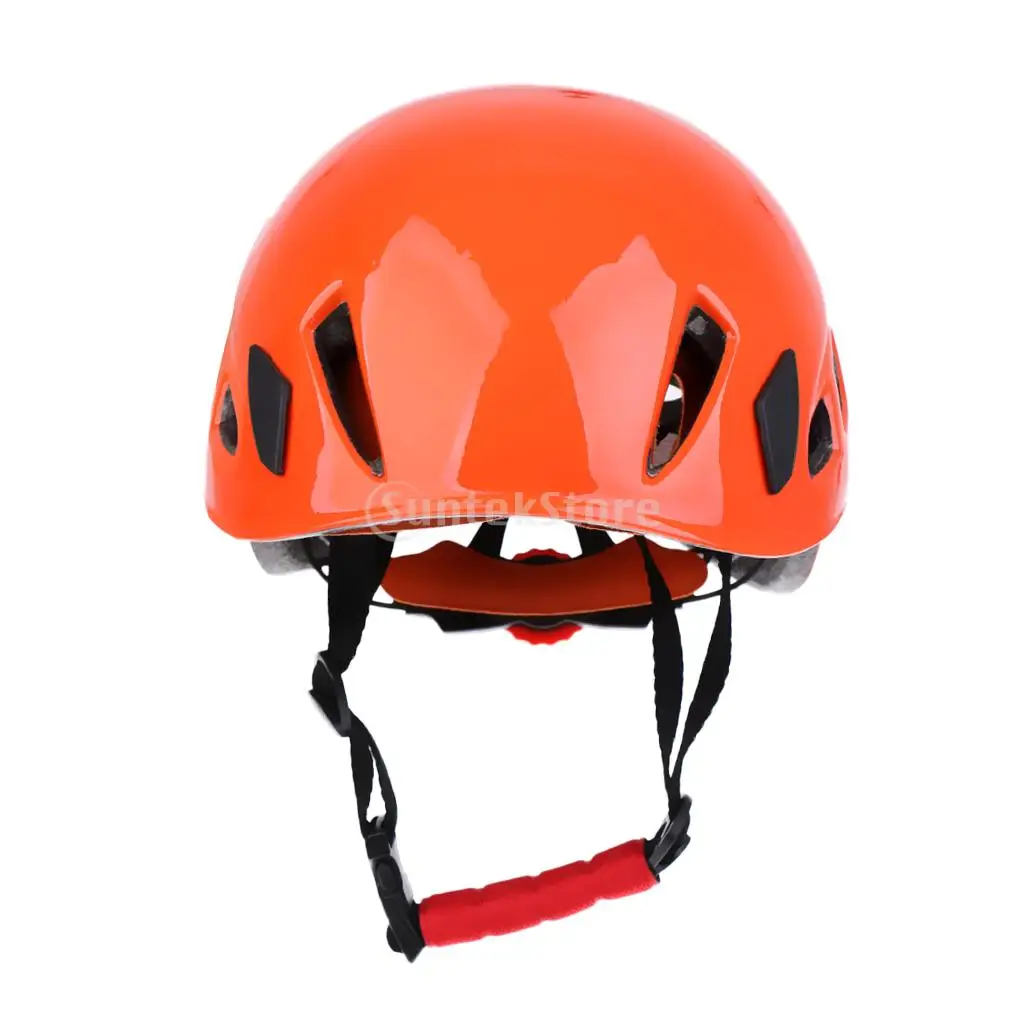 Safe Rock Climbing Downhill Caving Rappelling Rescue Helmet Protector White