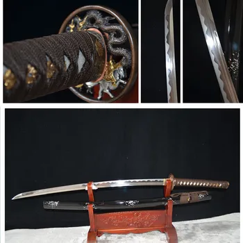 Japanese samurai 1095 T10 katana sword high carbon steel dragon tsuba unokubi zukuri hamon full tang blade can cut bamboos
Japanese samurai 1095 T10 katana sword high carbon steel dragon tsuba unokubi zukuri hamon full tang blade can cut bamboos
