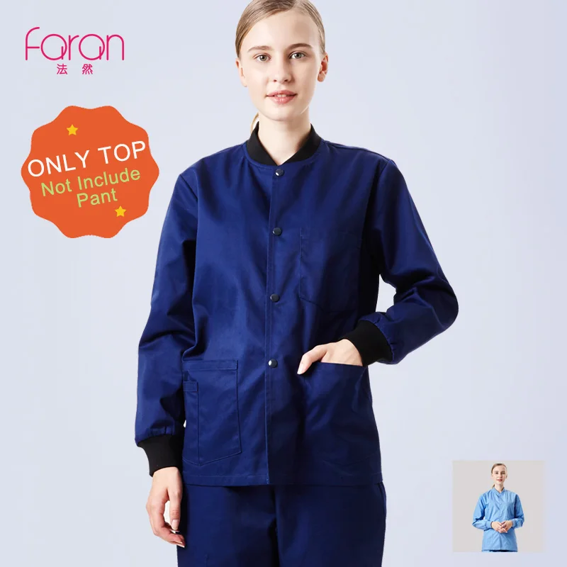 Faran Long Sleeve Nursing Uniforms for Women Medical Clothing Scrubs Top beauty salon Surgical Suit dental clinic Jacket Coat
Faran Long Sleeve Nursing Uniforms for Women Medical Clothing Scrubs Top beauty salon Surgical Suit dental clinic Jacket Coat