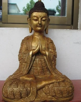 fast shipping USPS to USA S3584 Chinese Buddhism Copper bronze gild Tathagata Amitabha Sakyamuni buddha statue
fast shipping USPS to USA S3584 Chinese Buddhism Copper bronze gild Tathagata Amitabha Sakyamuni buddha statue