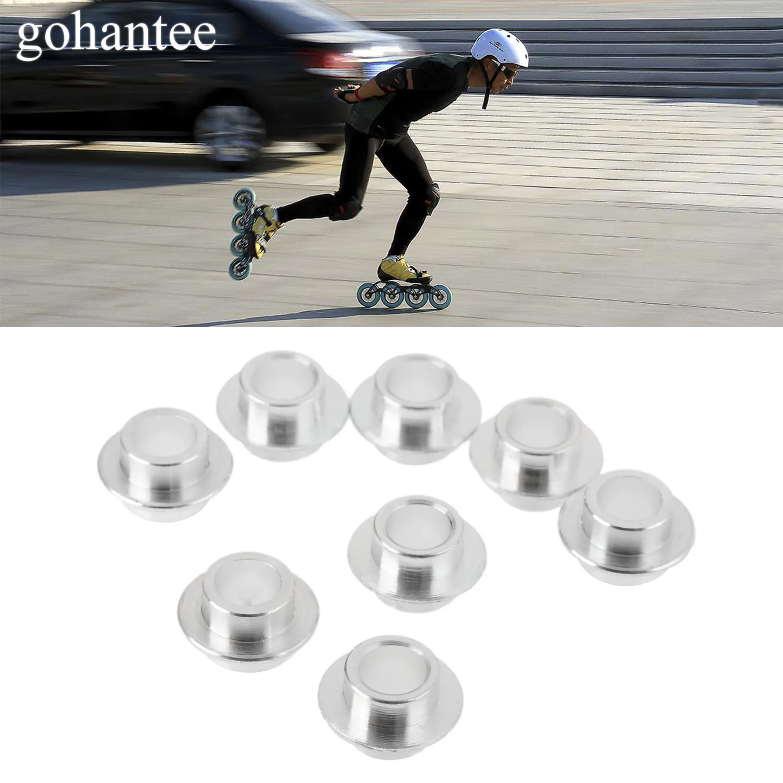 gohantee Skate Wheel Accessories 8PCS Aluminium 8mm Skate Bearing Bushing Spacers for Standard Skating Wheel Replacement Parts
gohantee Skate Wheel Accessories 8PCS Aluminium 8mm Skate Bearing Bushing Spacers for Standard Skating Wheel Replacement Parts