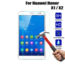 Verre trempé 9H 0.3mm pour HuaWei Honor Mediapad X1 X2 7 pouces, couvercle de protection d'écran, Fim, renforcé, antidéflagrant=