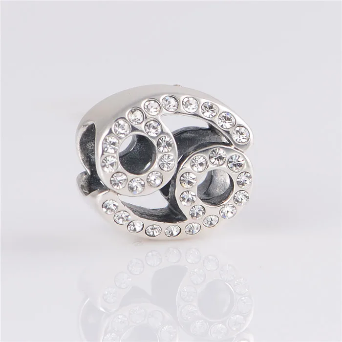 2015 New 925 Sterling Silver Beads Floating Cancer Zodiac Charm with CZ Fits Pandora Charms bracelets Necklaces & Pendents
2015 New 925 Sterling Silver Beads Floating Cancer Zodiac Charm with CZ Fits Pandora Charms bracelets Necklaces & Pendents
