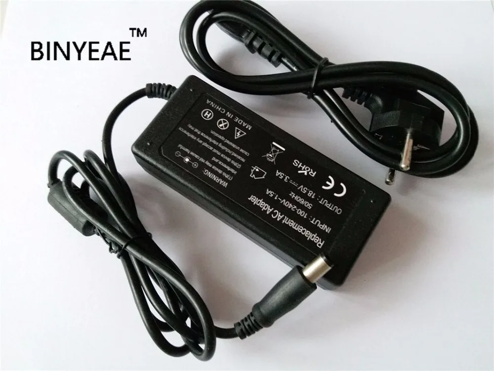 18.5V 3.5A 65W AC Power Adapter Battery Charger for Compaq Presario CQ57 CQ60 CQ61 CQ70 CQ71 CQ81 Laptop with Power Cable
18.5V 3.5A 65W AC Power Adapter Battery Charger for Compaq Presario CQ57 CQ60 CQ61 CQ70 CQ71 CQ81 Laptop with Power Cable