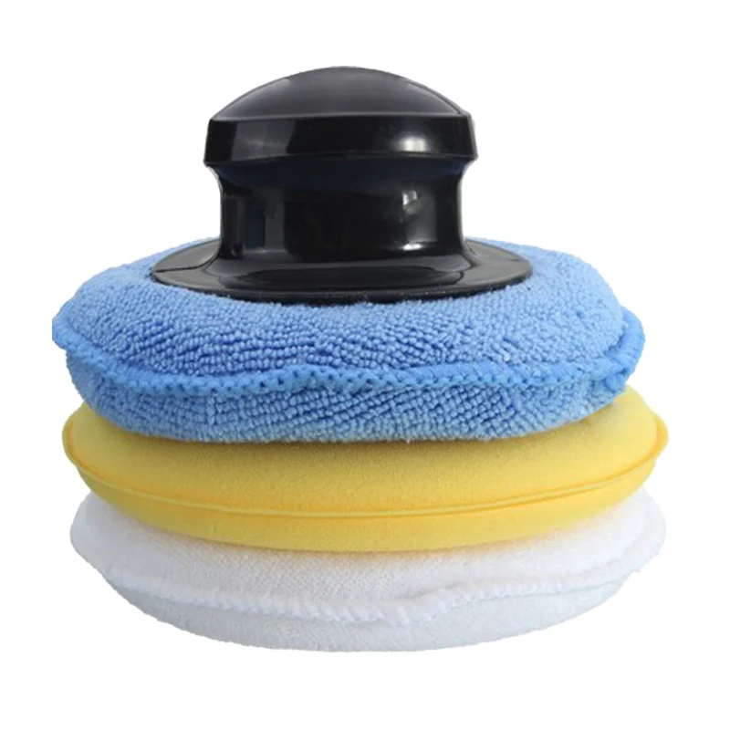 4Pcs/Set Car Wax Wash Polish Pad Sponge Cleaning Foam Kit Terry Cloth Microfiber Applicator Pads W/ Gripper Handle Car-Styling
4Pcs/Set Car Wax Wash Polish Pad Sponge Cleaning Foam Kit Terry Cloth Microfiber Applicator Pads W/ Gripper Handle Car-Styling