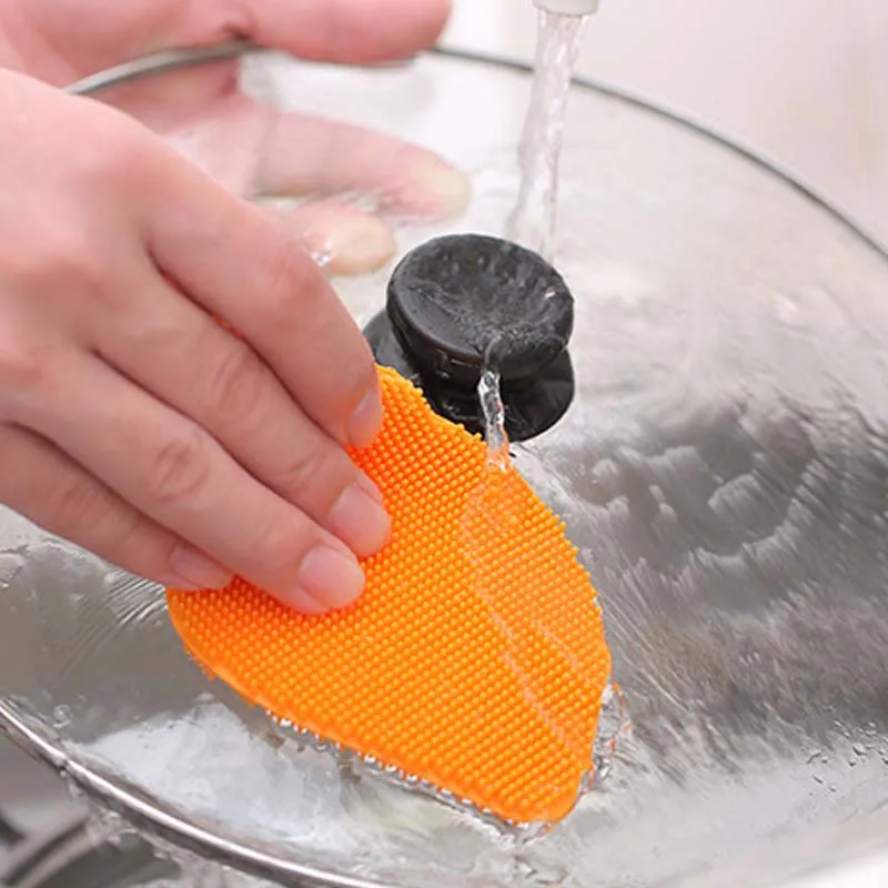 Leaf-shaped Silicone Dishwashing Brush Multi-function Eco-Friendly Cleaning Tool Kitchen Fruit Vegetable Silicone Cleaning Brush
Leaf-shaped Silicone Dishwashing Brush Multi-function Eco-Friendly Cleaning Tool Kitchen Fruit Vegetable Silicone Cleaning Brush