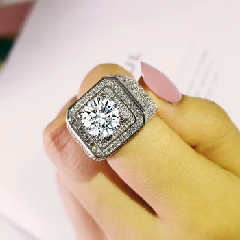 christmas 925 sterling silver ring for men big Rings with cubic zircon for Wedding Engagement fashion finger jewelry R4890
christmas 925 sterling silver ring for men big Rings with cubic zircon for Wedding Engagement fashion finger jewelry R4890