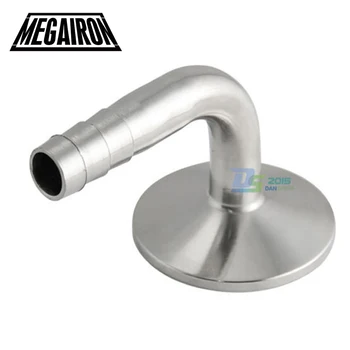 FGHGF 3/4" OD 19mm Sanitary Hose Barb with 90 Degree Elbow Ferrule OD 50.5mm SS316 Fit 1.5" Clamp Pipe Fitting
FGHGF 3/4" OD 19mm Sanitary Hose Barb with 90 Degree Elbow Ferrule OD 50.5mm SS316 Fit 1.5" Clamp Pipe Fitting