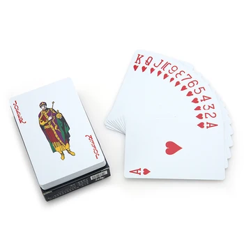 55PCS Plastic PVC Red Blue Baccarat Playing Cards Waterproof Poker Card Board Bridge Games 9cm X 6cm X 2cm
55PCS Plastic PVC Red Blue Baccarat Playing Cards Waterproof Poker Card Board Bridge Games 9cm X 6cm X 2cm