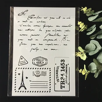 New A4 Pairs Tower Envelop DIY Layering Stencils Wall Painting Scrapbook Coloring Embossing Album Decorative Paper Card Template
New A4 Pairs Tower Envelop DIY Layering Stencils Wall Painting Scrapbook Coloring Embossing Album Decorative Paper Card Template
