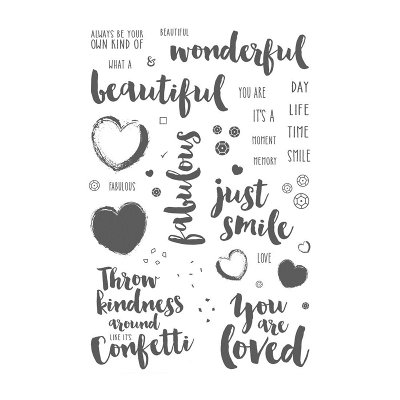 BEAUTIFUL LIFE Transparent Clear Silicone Stamp/Seal for DIY scrapbooking/photo album Decorative clear stamp sheets FXL164
BEAUTIFUL LIFE Transparent Clear Silicone Stamp/Seal for DIY scrapbooking/photo album Decorative clear stamp sheets FXL164