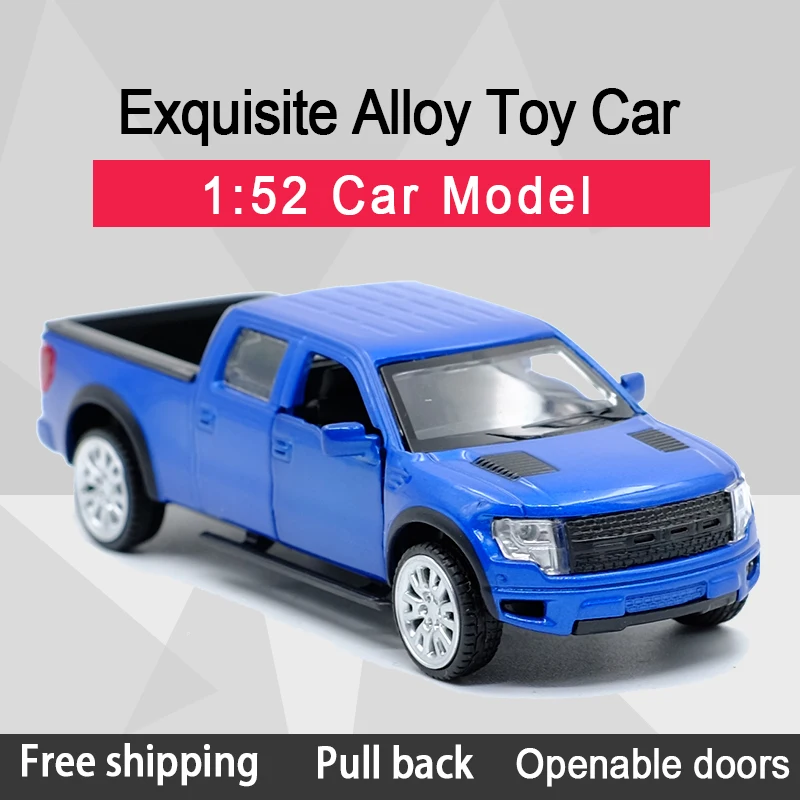 New Arrival Caipo 1:52 F-150 SVT Raptor Alloy Diecast Car Model Toy With Pull Back /For Kids Gifts /Educational/Collection
New Arrival Caipo 1:52 F-150 SVT Raptor Alloy Diecast Car Model Toy With Pull Back /For Kids Gifts /Educational/Collection