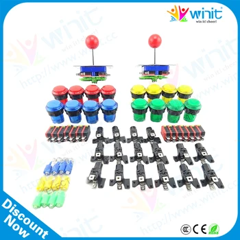 Arcade Kit Buttons Machine Bundle Parts List 16pcs Illuminated Button 8 Ways Arcade Kit Joystick
Arcade Kit Buttons Machine Bundle Parts List 16pcs Illuminated Button 8 Ways Arcade Kit Joystick