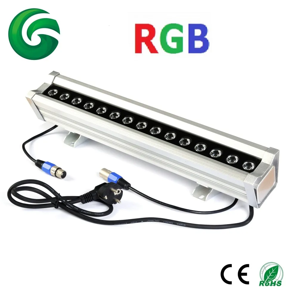 50cm DMX RGB 3in1 15x3W led wall washer bar light IP65 internal DMX controlled 100-240V AC 
50cm DMX RGB 3in1 15x3W led wall washer bar light IP65 internal DMX controlled 100-240V AC