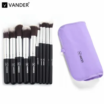 VANDER (10pc/set) Professional Makeup Brush Sets Foundation Kabuki Brushes Cosmetics Powder Lipstick Tools Silver + w/ Bag
VANDER (10pc/set) Professional Makeup Brush Sets Foundation Kabuki Brushes Cosmetics Powder Lipstick Tools Silver + w/ Bag