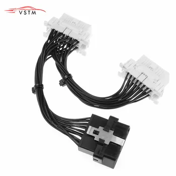 16 pin OBD2 OBDii OBD 2 Splitter Extension Cable one Male to Two Female Y Cable OBD2 splitter extension for ELM327 Icar2
16 pin OBD2 OBDii OBD 2 Splitter Extension Cable one Male to Two Female Y Cable OBD2 splitter extension for ELM327 Icar2