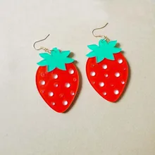 Punk Acrylic Fruit Red Strawberry Drop Earrings For Women Night Club Hip Hop Jewelry Accessories
Punk Acrylic Fruit Red Strawberry Drop Earrings For Women Night Club Hip Hop Jewelry Accessories