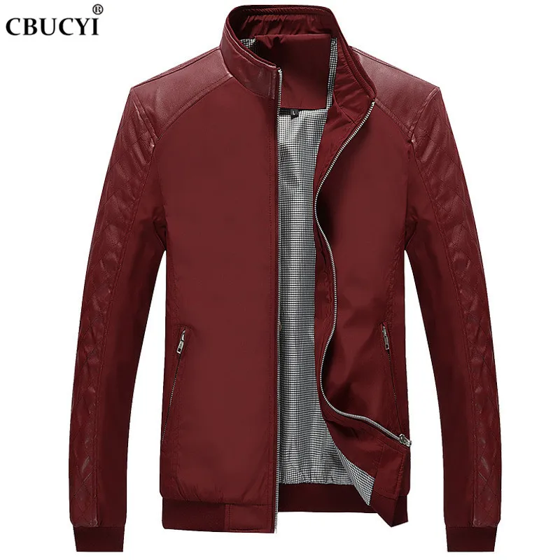 2019 spring new men's thin section Korean jacket Slim men and women jacket leather stitching casual fashion in plus size M-5XL
2019 spring new men's thin section Korean jacket Slim men and women jacket leather stitching casual fashion in plus size M-5XL