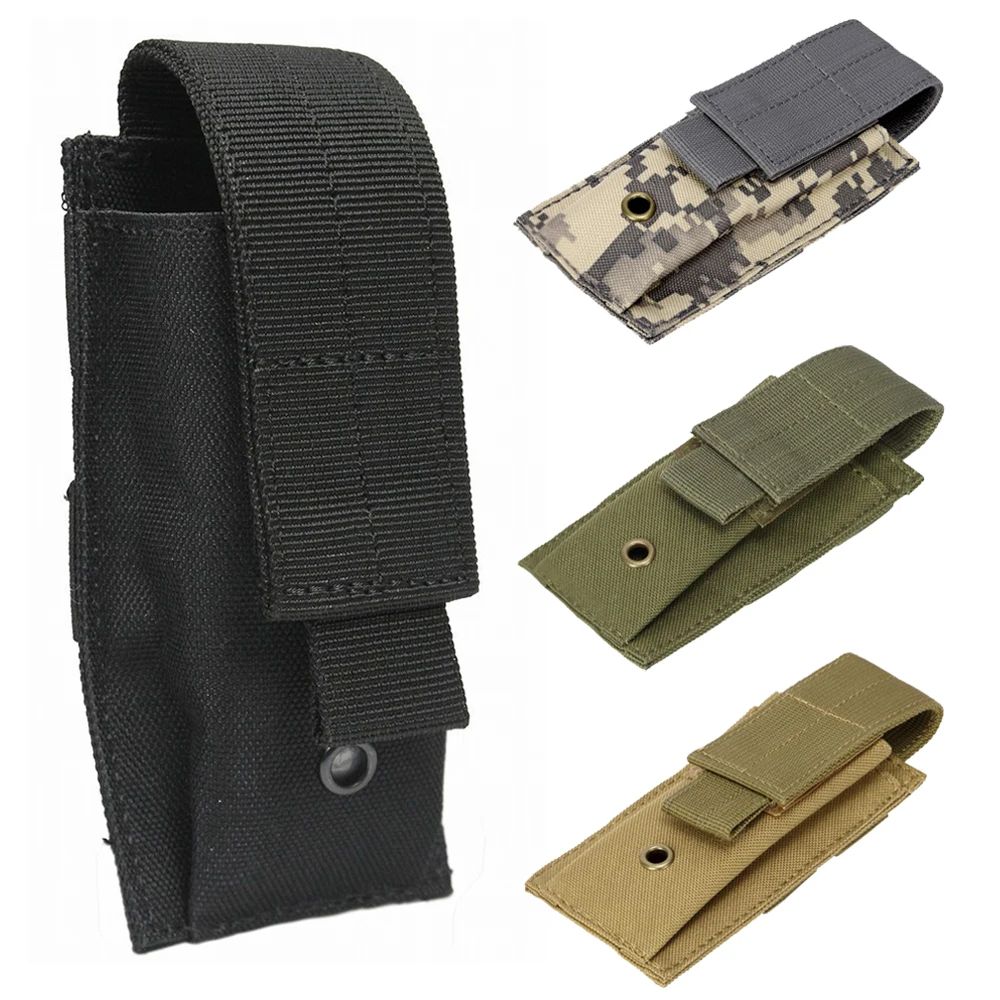 Military Molle Pouch Tactical Single Pistol Magazine Pouch Knife Phone Flashlight Sheath Airsoft Hunting Ammo Camo Accessory Bag
Military Molle Pouch Tactical Single Pistol Magazine Pouch Knife Phone Flashlight Sheath Airsoft Hunting Ammo Camo Accessory Bag
