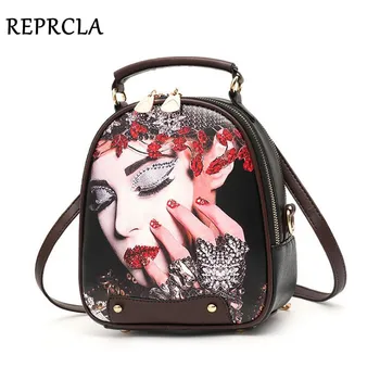 REPRCLA Multi-Function Women Backpack Fashion Shoulder Bag Color Printing PU Leather Female Small Backpacks High Quality
REPRCLA Multi-Function Women Backpack Fashion Shoulder Bag Color Printing PU Leather Female Small Backpacks High Quality