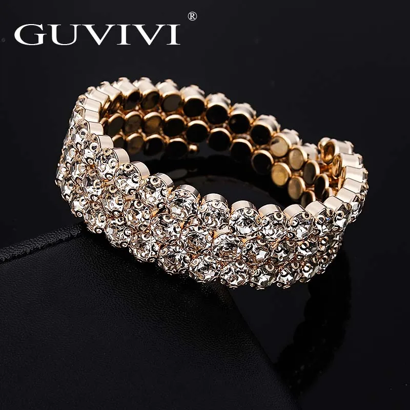 Guvivi Crystal Rhinestone Bracelet Bangles for Women Adjustable Wide Cuff Bangles Wedding Jewelry Gifts 2019 Wholesale
Guvivi Crystal Rhinestone Bracelet Bangles for Women Adjustable Wide Cuff Bangles Wedding Jewelry Gifts 2019 Wholesale