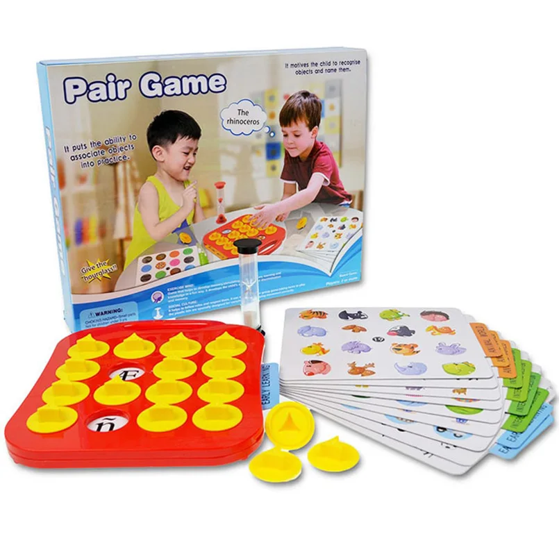 Memory Training Matching Pair Game Toy For Children Early Education Learning Interactive Chess Toys Brain Train Kid Puzzle Games
Memory Training Matching Pair Game Toy For Children Early Education Learning Interactive Chess Toys Brain Train Kid Puzzle Games