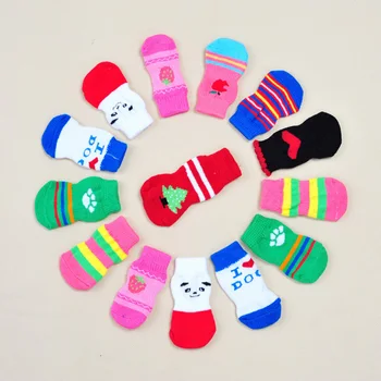 48pcs/set 12pairs Soft Dog Socks Pet doggy shoes antislip Socks Cotton knitting wool Pet Cat Puppy Socks with dog footprints
48pcs/set 12pairs Soft Dog Socks Pet doggy shoes antislip Socks Cotton knitting wool Pet Cat Puppy Socks with dog footprints
