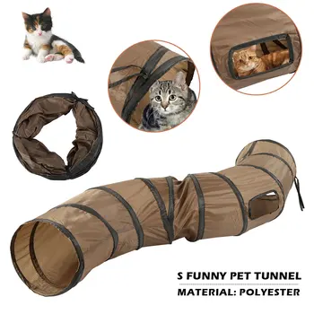 "S"Funny Pet Tunnel Cat Play Tunnel Brown Foldable 1 Holes Cat Tunnel Kitten Cat Toy Bulk Cat Toys Rabbit Play Tunnel
"S"Funny Pet Tunnel Cat Play Tunnel Brown Foldable 1 Holes Cat Tunnel Kitten Cat Toy Bulk Cat Toys Rabbit Play Tunnel