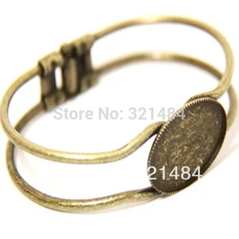 Antique bronze 50piece/Lot Bracelet Blank, Bracelet Base Cuff Bangle 18*25mm Oval Bezel Setting HOT SALE
Antique bronze 50piece/Lot Bracelet Blank, Bracelet Base Cuff Bangle 18*25mm Oval Bezel Setting HOT SALE