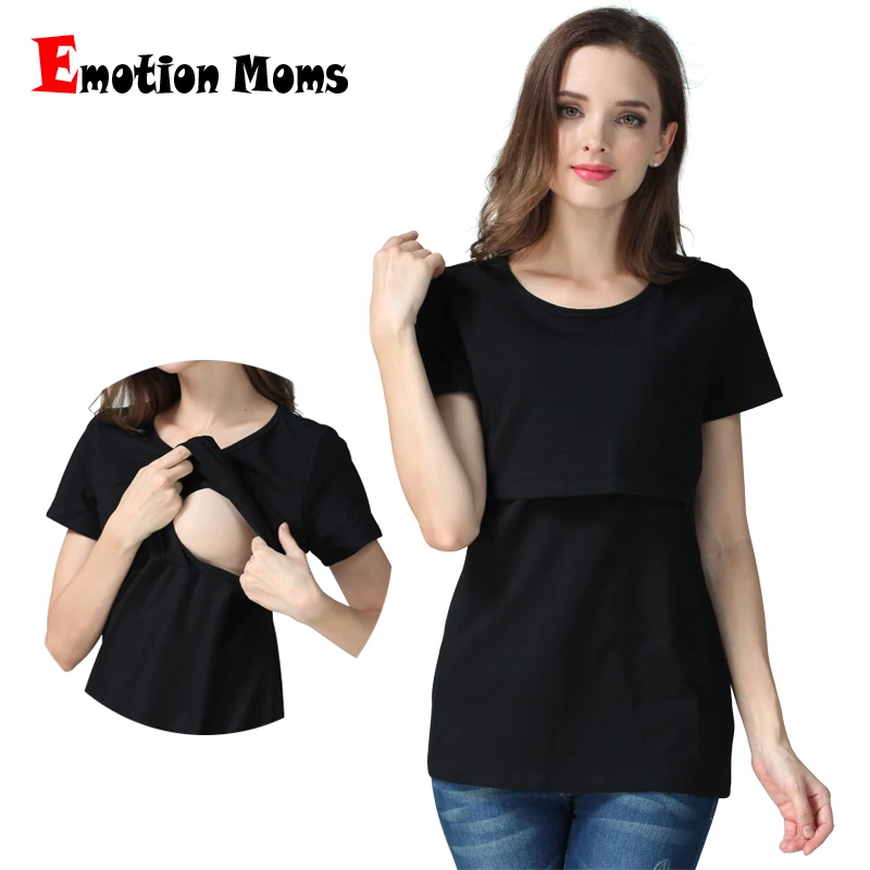

Emotion Moms Summer Pregnancy Maternity Clothes Maternity Top Lactation Clothing Breastfeeding T-shirt For Pregnant Women
