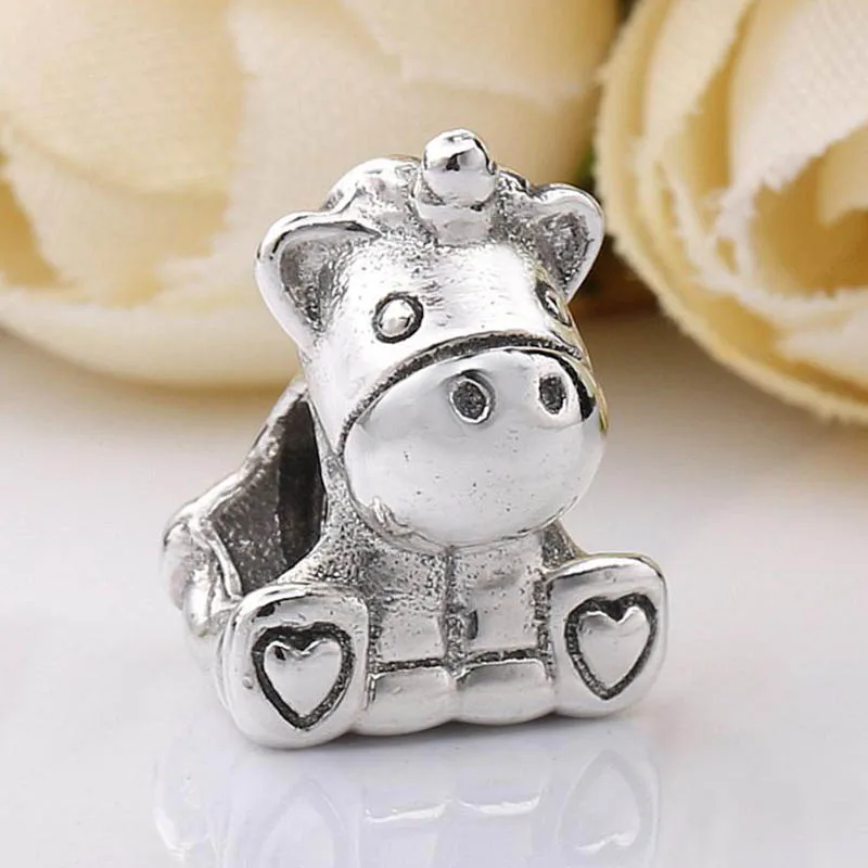 New 925 Sterling Silver Animal Bead Charm Vintage Cute Bruno The Unicorn Beads Fit Pandora Bracelet Bangle Diy Jewelry
New 925 Sterling Silver Animal Bead Charm Vintage Cute Bruno The Unicorn Beads Fit Pandora Bracelet Bangle Diy Jewelry