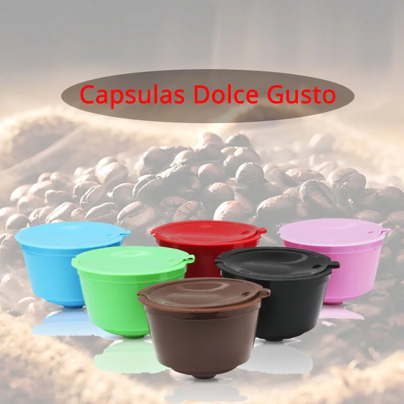 Capsulas Dolce Gusto Capsula 6pcs Reusable Capsule De Cafe Recargables Reutilizable 6 Colors for Nescafe 1Spoon+1Brush
Capsulas Dolce Gusto Capsula 6pcs Reusable Capsule De Cafe Recargables Reutilizable 6 Colors for Nescafe 1Spoon+1Brush