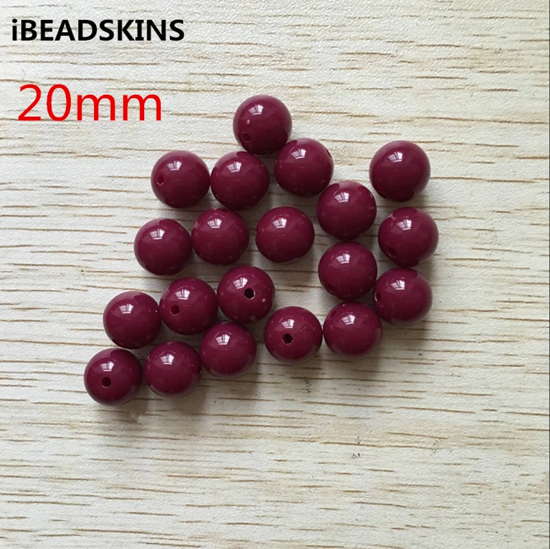 Blackberry цвет 20 мм 105 шт./лот массивный Gumball Bubblegum красочные массивные бусины для