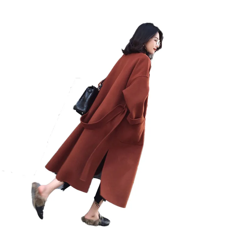 2019 Fashion Autumn Winter Female Casual Loose Long Type Solid Woolen Coats Women Belt Wool Jackets Cardigan Plus Size 4XL M149
2019 Fashion Autumn Winter Female Casual Loose Long Type Solid Woolen Coats Women Belt Wool Jackets Cardigan Plus Size 4XL M149