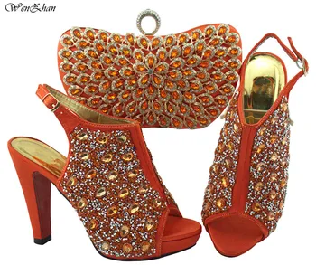New Matching Italian Shoe and Bag Set Decorated With Rhinestone Italian Shoe and Bag Set for Party Wedding WENZHAN 38-42 B811-24
New Matching Italian Shoe and Bag Set Decorated With Rhinestone Italian Shoe and Bag Set for Party Wedding WENZHAN 38-42 B811-24