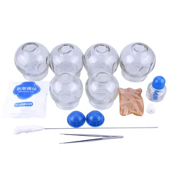 Bolikim 6 pcs vacuum set acupuncture cup therapy explosion-proof glass cupping health care
Bolikim 6 pcs vacuum set acupuncture cup therapy explosion-proof glass cupping health care