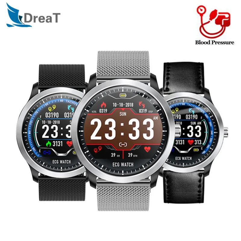 Фото N58 Smart Watch Men IP67 Waterproof Sport Heart Rate Monitor Blood Pressure Smartwatch ECG PPG with Electrocardiograph Display |