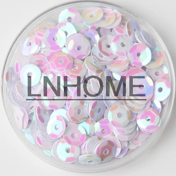 50g 5mm Cup Sequins for Craft White AB Round Loose Sequins Paillettes Children DIY Sewing Wedding DIY Accessories Spangles
50g 5mm Cup Sequins for Craft White AB Round Loose Sequins Paillettes Children DIY Sewing Wedding DIY Accessories Spangles