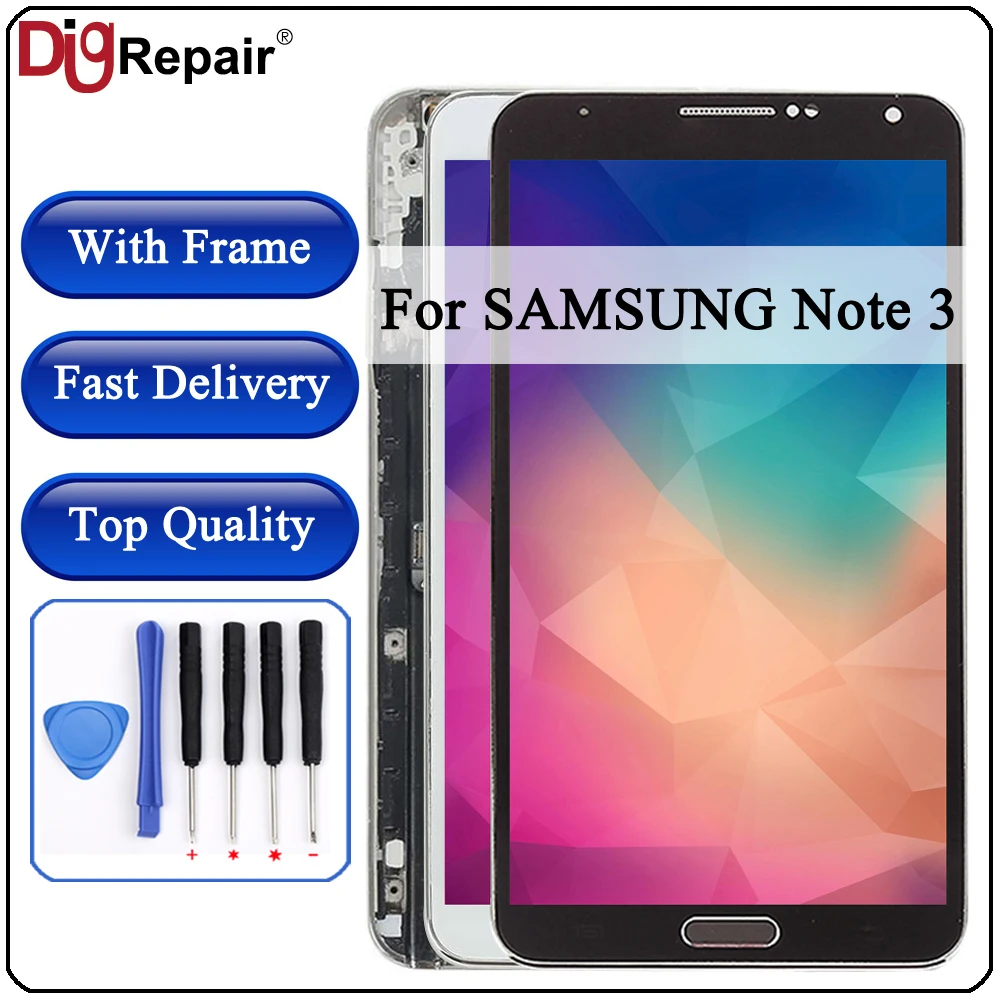 5.7" N9005 LCD For SAMSUNG Galaxy Note 3 display Touch Screen Digitizer for SAMSUNG note 3 lcd N9005 Display Frame Home Button
5.7" N9005 LCD For SAMSUNG Galaxy Note 3 display Touch Screen Digitizer for SAMSUNG note 3 lcd N9005 Display Frame Home Button