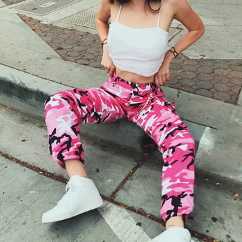 Camouflage Tooling Harem Pants Cotton Casual Trousers Women Loose Zipper Button High Waist Sweatpants Female Pantalon Femme
Camouflage Tooling Harem Pants Cotton Casual Trousers Women Loose Zipper Button High Waist Sweatpants Female Pantalon Femme