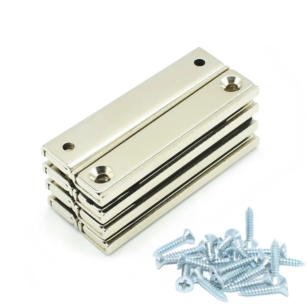 Rectangular Pot Magnets Super Strong Tool Holding Rare Earth Neodymium Magnet 60x13.5x5 mm for Garage Workshop Home Uses
Rectangular Pot Magnets Super Strong Tool Holding Rare Earth Neodymium Magnet 60x13.5x5 mm for Garage Workshop Home Uses