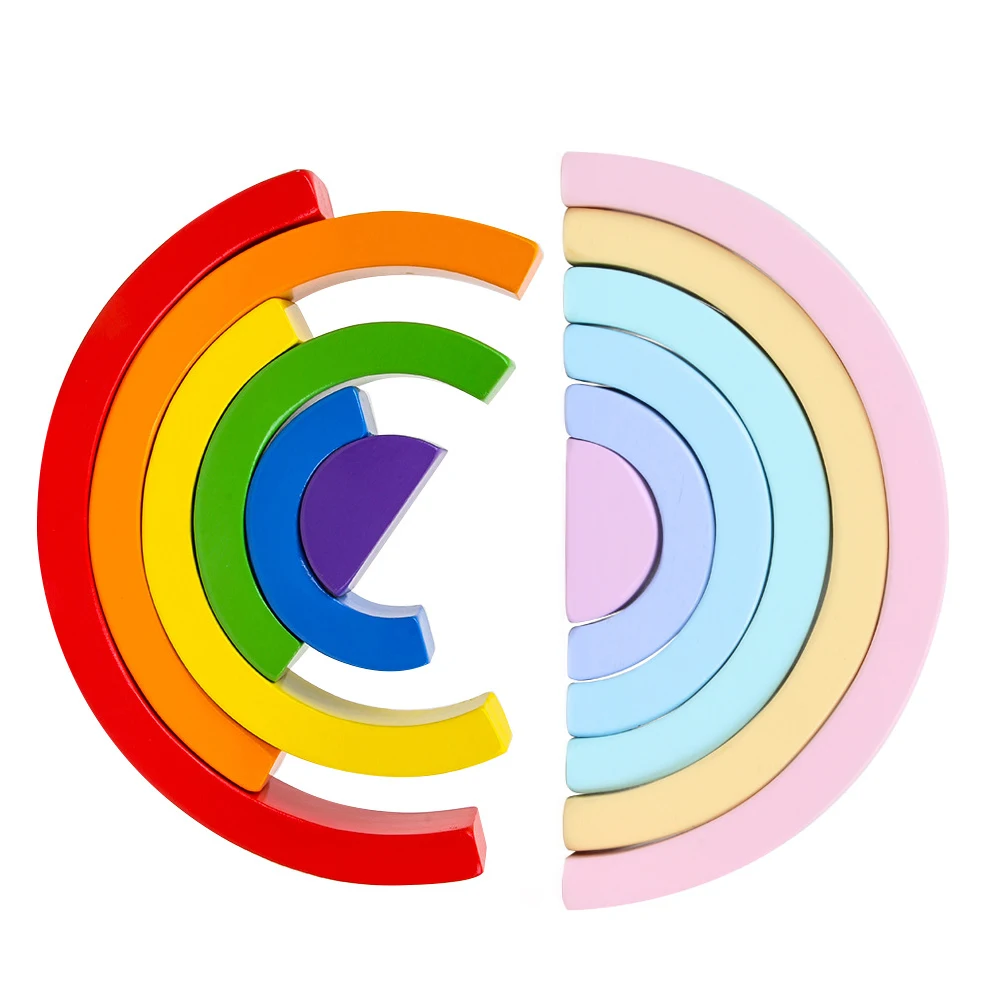 6Pcs/Set Wooden Rainbow Blocks Toys For Children Creative Building Stacking Blocks Toy Kids Montessori Educational Wooden Toys
6Pcs/Set Wooden Rainbow Blocks Toys For Children Creative Building Stacking Blocks Toy Kids Montessori Educational Wooden Toys