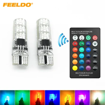 FEELDO 2pcs/set Remote Control Car T10 5050 6LED RGB Clearance LED Light Silica Gel Reading Light Bulb Interior Lamps #FD-1030
FEELDO 2pcs/set Remote Control Car T10 5050 6LED RGB Clearance LED Light Silica Gel Reading Light Bulb Interior Lamps #FD-1030