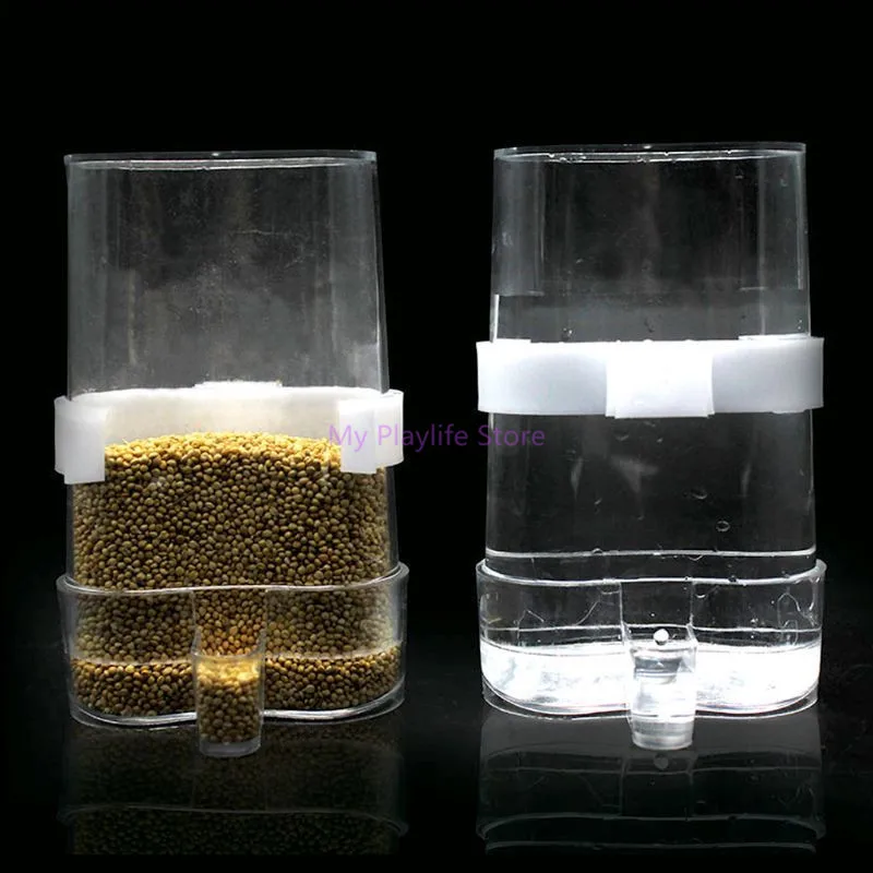 2Pcs Birds Feeder Automatic Feeders Drinker Poultry Waterer Drinking Feeding Containers Water Cup Box for Parrot Pets Bird C42
2Pcs Birds Feeder Automatic Feeders Drinker Poultry Waterer Drinking Feeding Containers Water Cup Box for Parrot Pets Bird C42