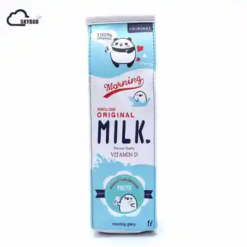 ISKYBOB New Novel Cartoon Milk PU Leather Pencil Student Case Zipper Storage Organizer Makeup Cosmetic Bag Kids Gift Drop Ship
ISKYBOB New Novel Cartoon Milk PU Leather Pencil Student Case Zipper Storage Organizer Makeup Cosmetic Bag Kids Gift Drop Ship