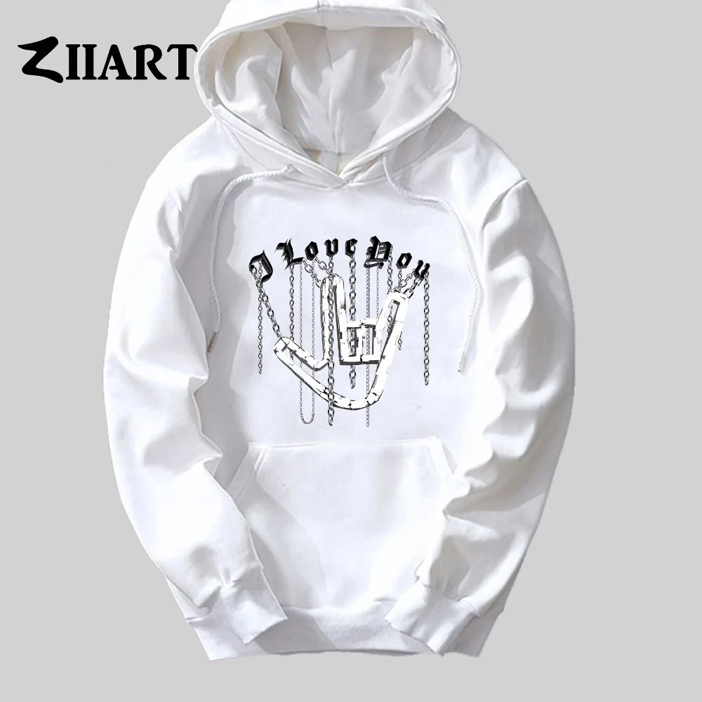ZIIART chain Gothic i love you hand gesture heavy metal rock couple clothes girls woman female fleece hoodies
ZIIART chain Gothic i love you hand gesture heavy metal rock couple clothes girls woman female fleece hoodies