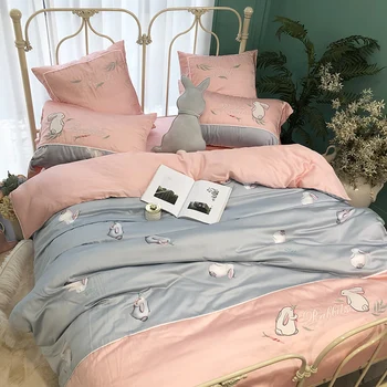 Dogs Rabbit Cute Bedding Sets Queen King Size Duvet Cover Sets Girls Gift Animal 100% Tencel Bamboo Ultra Soft Bed sheet set
Dogs Rabbit Cute Bedding Sets Queen King Size Duvet Cover Sets Girls Gift Animal 100% Tencel Bamboo Ultra Soft Bed sheet set