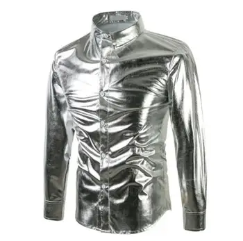 M-XXXL New explosion models new sequins DJ shirt large size Slim men's European and American catwalk casual shirt Plus size
M-XXXL New explosion models new sequins DJ shirt large size Slim men's European and American catwalk casual shirt Plus size