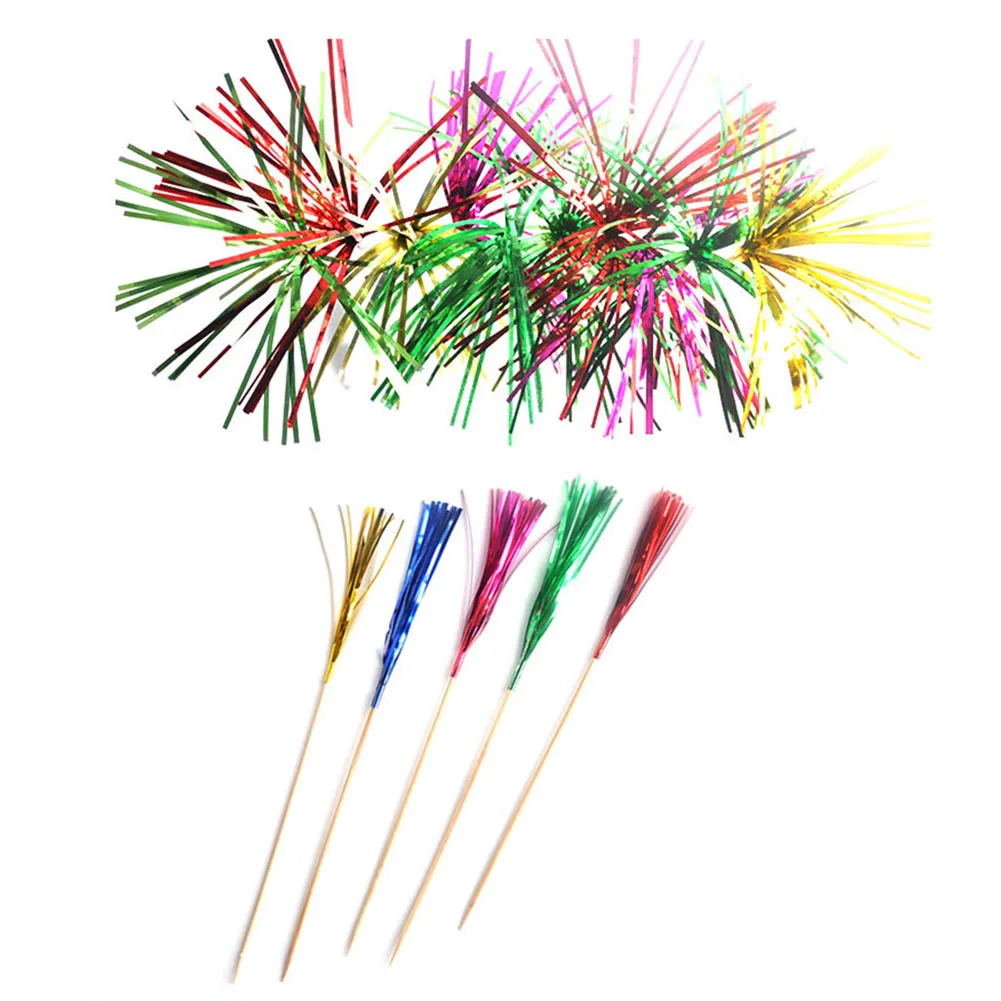 100pcs/bag Cocktail Party Picks Sticks Fireworks Picks Sticks Disposable Party Tableware Rainbow Wood Drink Cocktail Forks
100pcs/bag Cocktail Party Picks Sticks Fireworks Picks Sticks Disposable Party Tableware Rainbow Wood Drink Cocktail Forks
